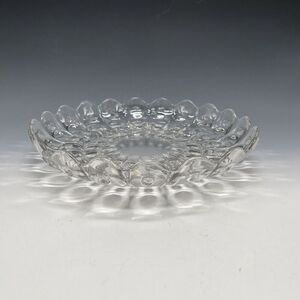 Antique Priscilla‎ Alexis Pattern Glass EAPG Dalzell 9" Platter Plate Bowl